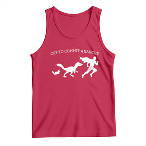 Funny Princess Cat Sci Fi Gift Tank Top Off To Commit Anarchy