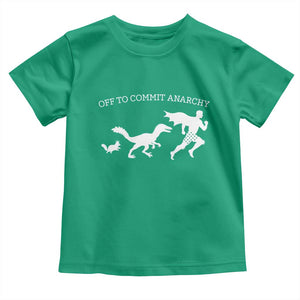 Funny Princess Cat Sci Fi Gift Toddler T Shirt Off To Commit Anarchy