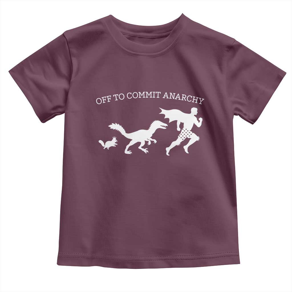 Funny Princess Cat Sci Fi Gift Toddler T Shirt Off To Commit Anarchy