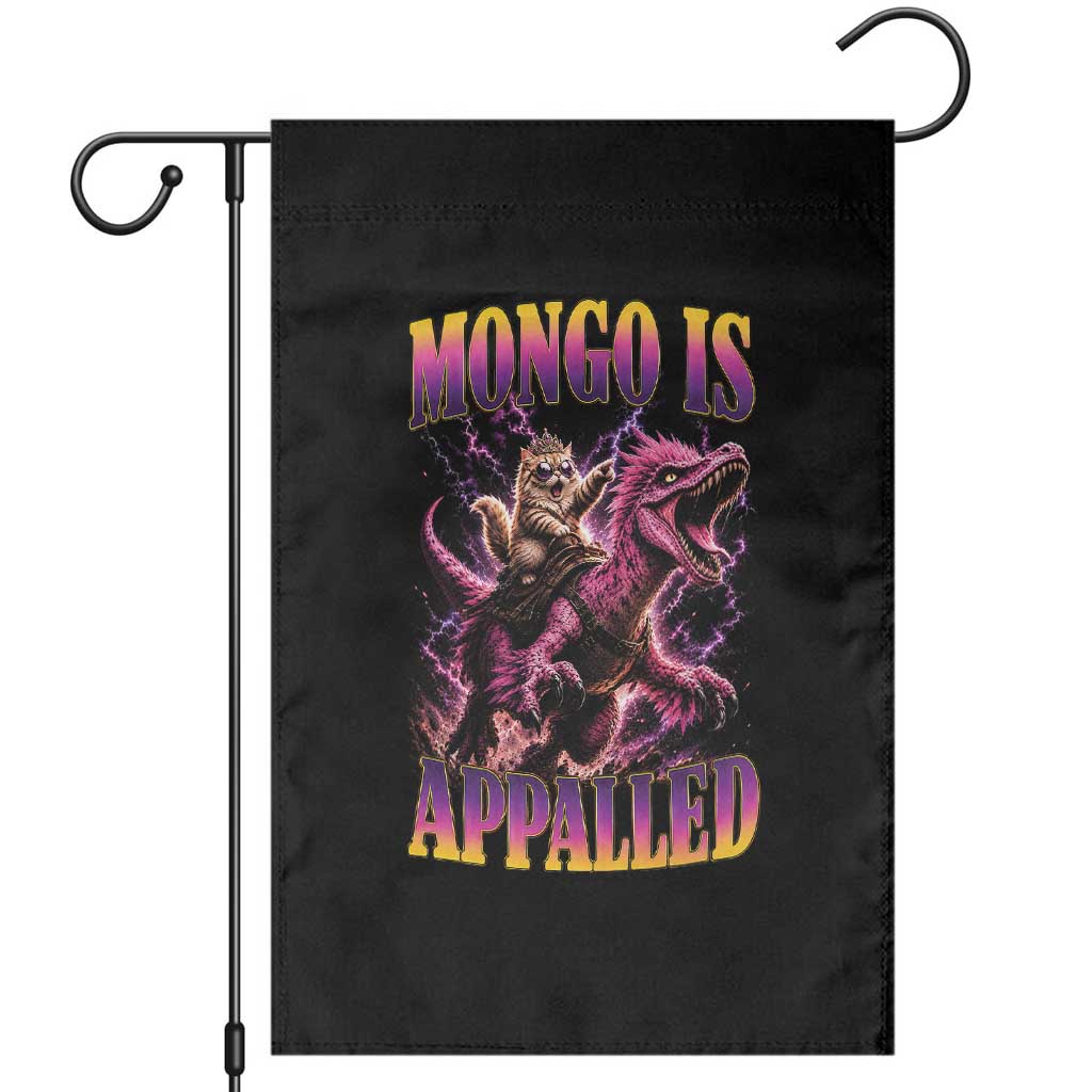 Fantasy Book Reader Geeky Cat Lover Garden Flag Mongo Is Appalled TS12 Black Print Your Wear