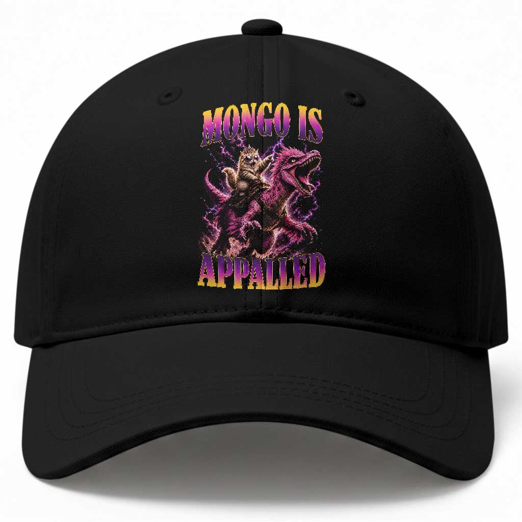 Fantasy Book Reader Geeky Cat Lover Baseball Cap Mongo Is Appalled TS12 Print Your Wear