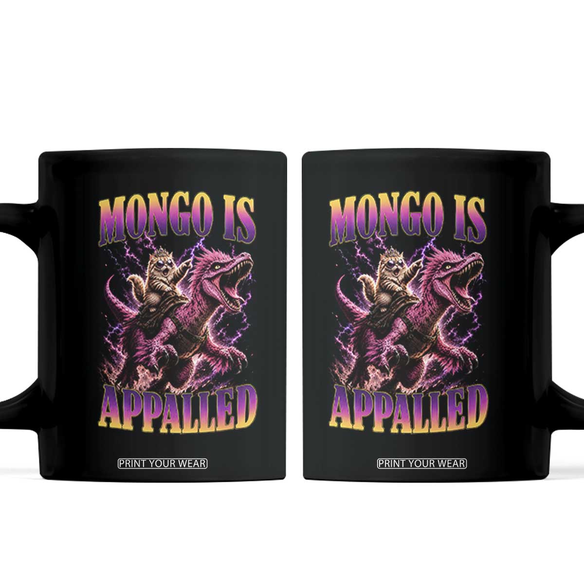 Fantasy Book Reader Geeky Cat Lover Coffee Mug Mongo Is Appalled