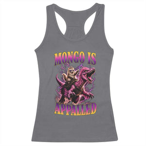 Fantasy Book Reader Geeky Cat Lover Racerback Tank Top Mongo Is Appalled