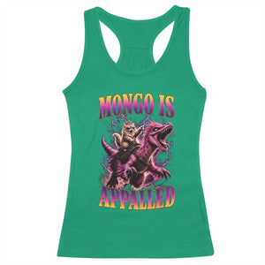 Fantasy Book Reader Geeky Cat Lover Racerback Tank Top Mongo Is Appalled