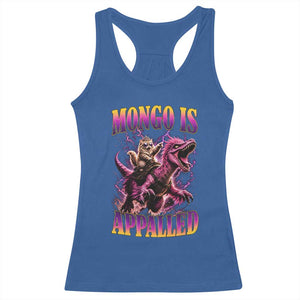 Fantasy Book Reader Geeky Cat Lover Racerback Tank Top Mongo Is Appalled