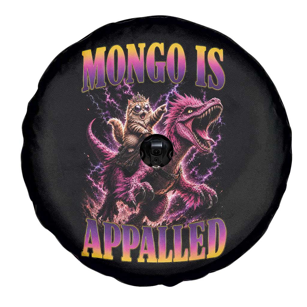 Fantasy Book Reader Geeky Cat Lover Spare Tire Cover Mongo Is Appalled