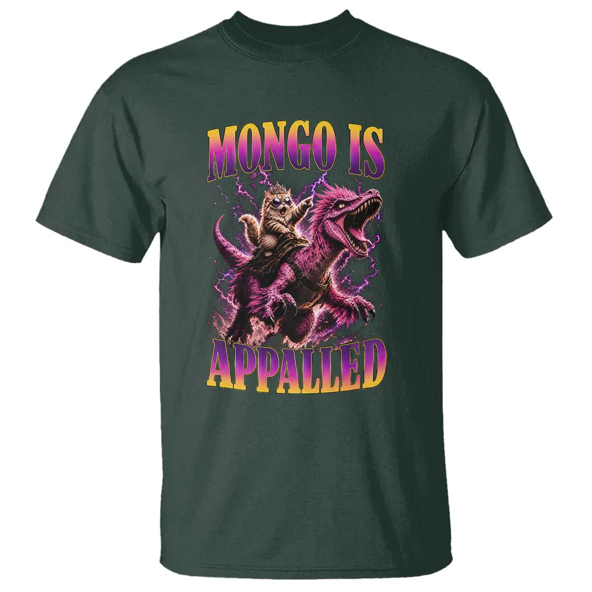 Fantasy Book Reader Geeky Cat Lover T Shirt Mongo Is Appalled