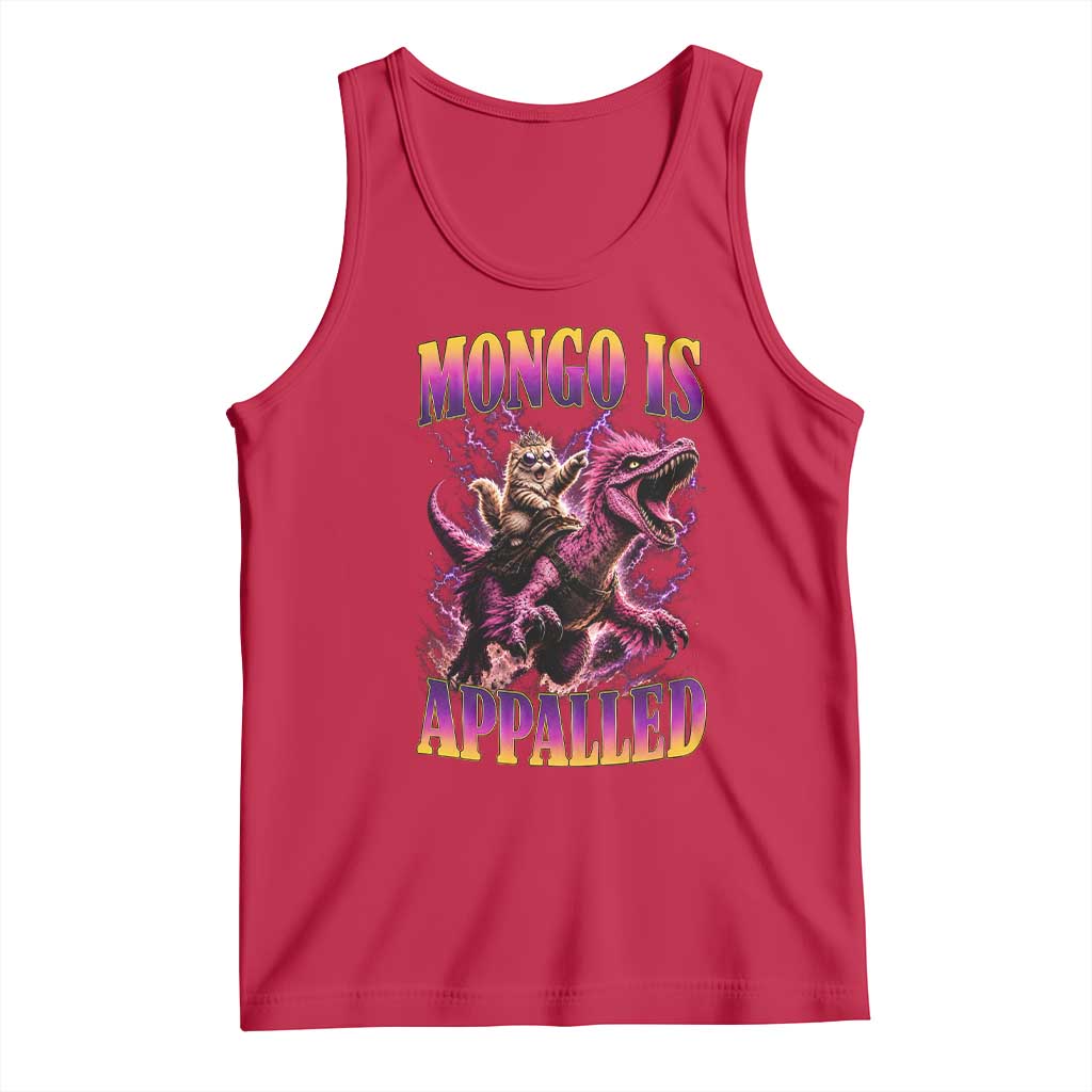 Fantasy Book Reader Geeky Cat Lover Tank Top Mongo Is Appalled