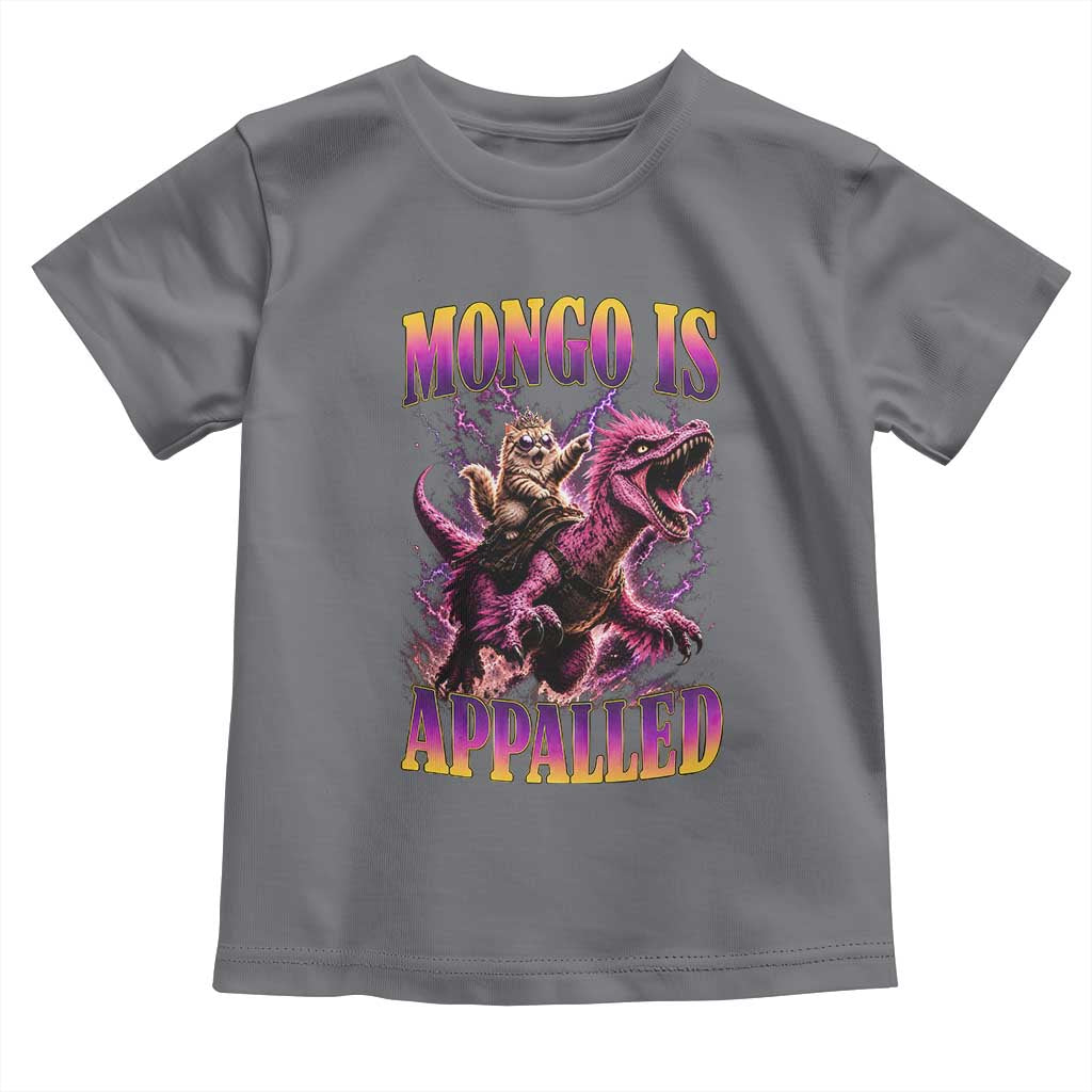 Fantasy Book Reader Geeky Cat Lover Toddler T Shirt Mongo Is Appalled