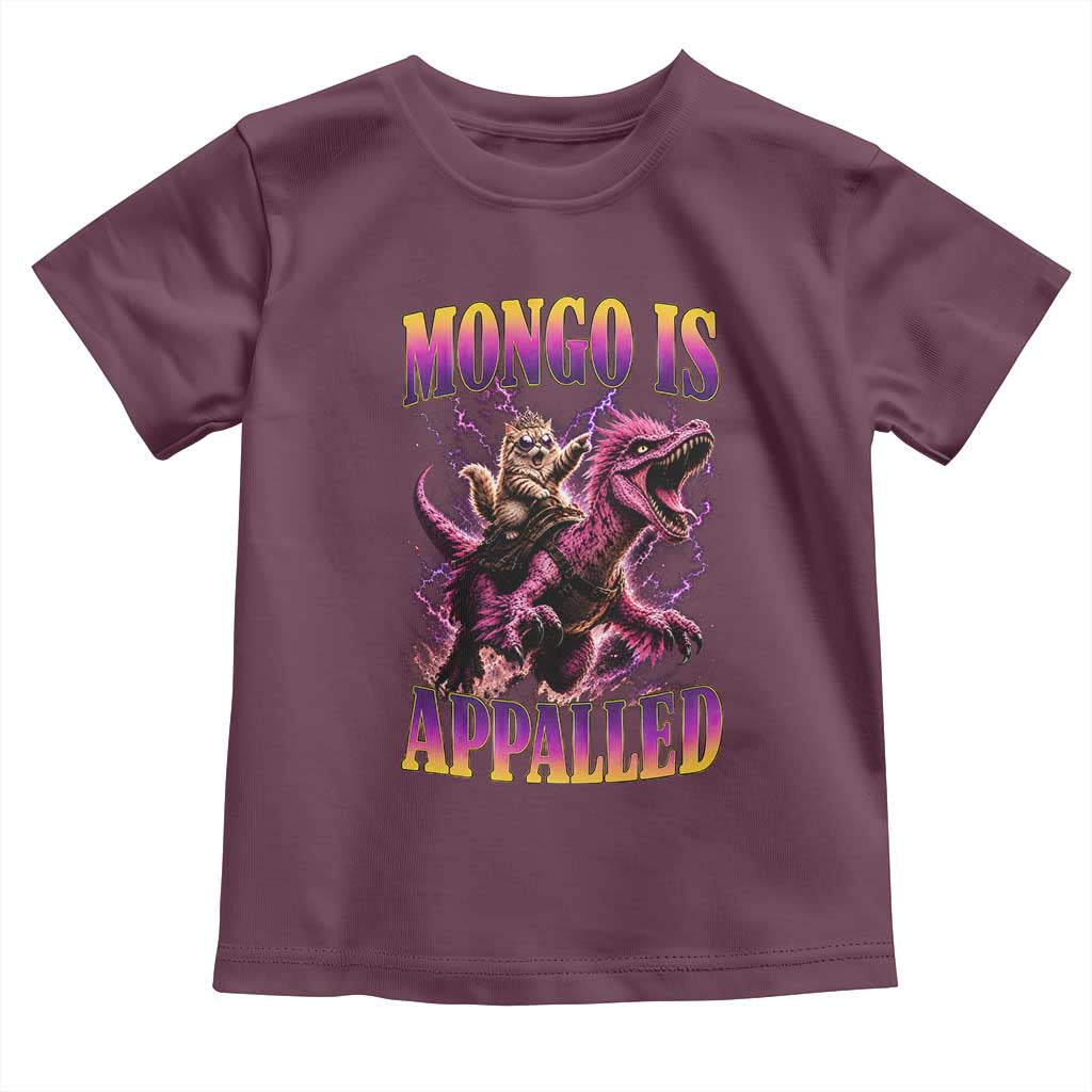Fantasy Book Reader Geeky Cat Lover Toddler T Shirt Mongo Is Appalled
