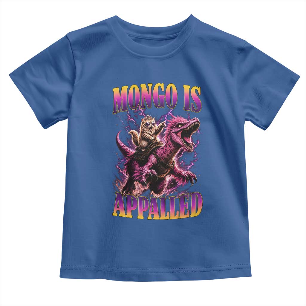 Fantasy Book Reader Geeky Cat Lover Toddler T Shirt Mongo Is Appalled