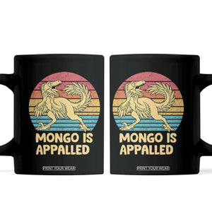 Mongo Is Appalled Coffee Mug Funny Dinosaur Gamer Book Lover Retro Gift