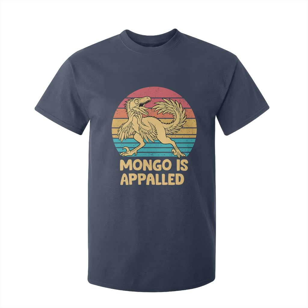 Mongo Is Appalled T Shirt For Kid Funny Dinosaur Gamer Book Lover Retro Gift