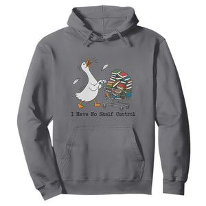 Funny Goose Book Lover Hoodie I Have No Shelf Control