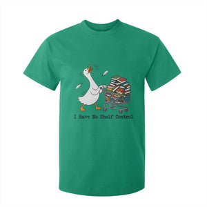 Funny Goose Book Lover T Shirt For Kid I Have No Shelf Control