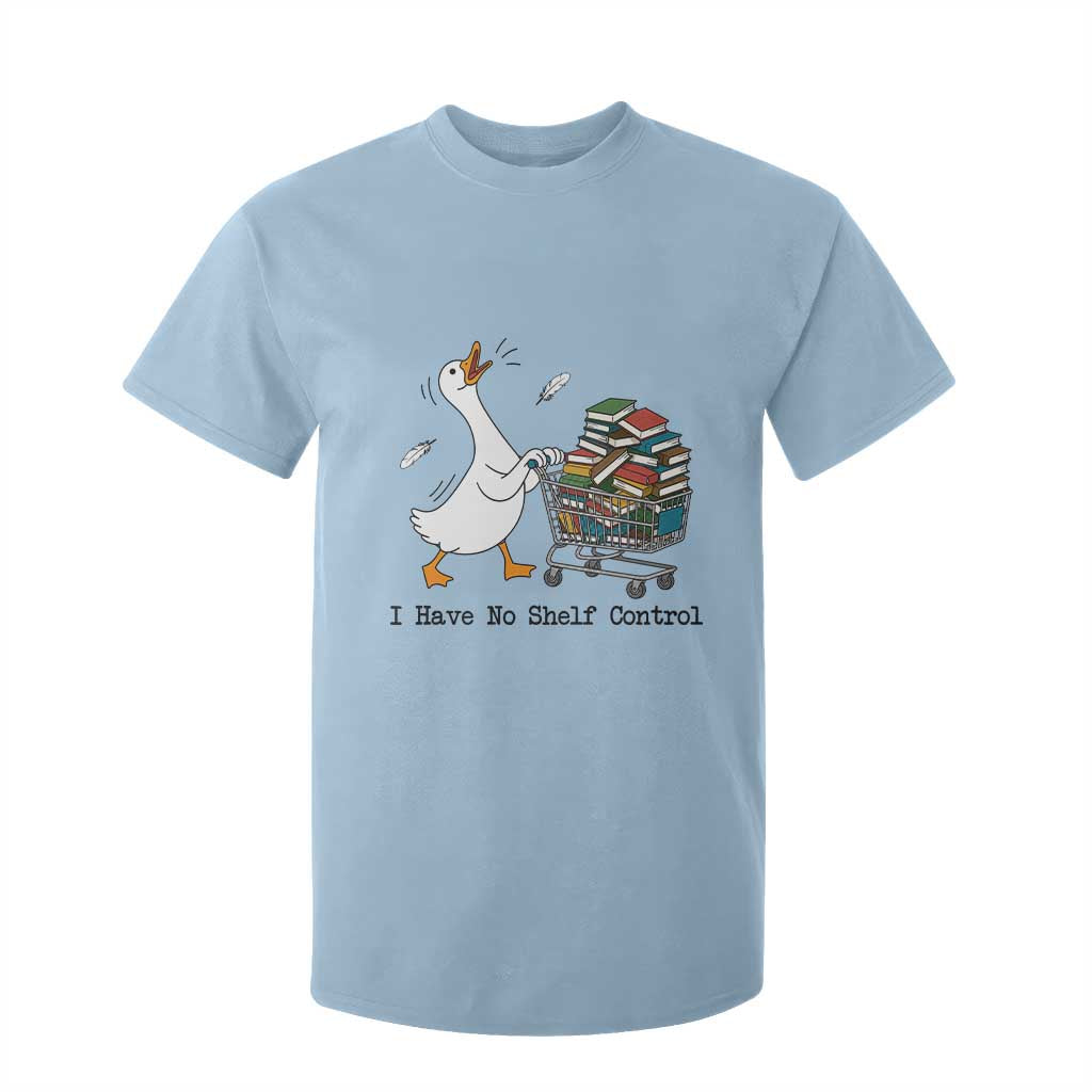 Funny Goose Book Lover T Shirt For Kid I Have No Shelf Control