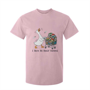 Funny Goose Book Lover T Shirt For Kid I Have No Shelf Control