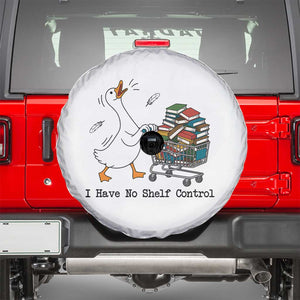 Funny Goose Book Lover Spare Tire Cover I Have No Shelf Control