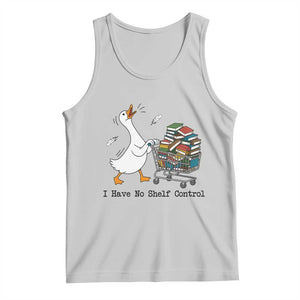 Funny Goose Book Lover Tank Top I Have No Shelf Control