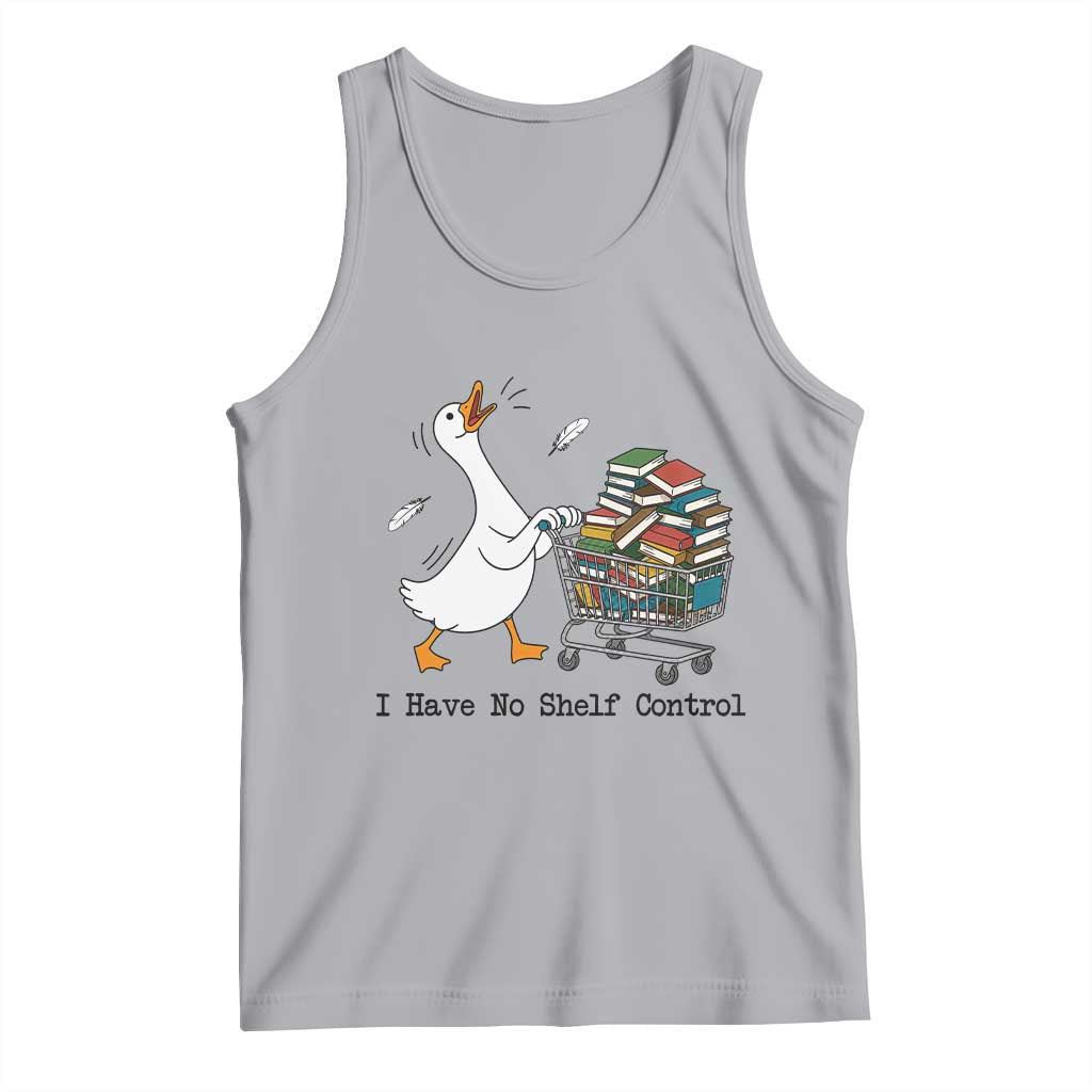 Funny Goose Book Lover Tank Top I Have No Shelf Control
