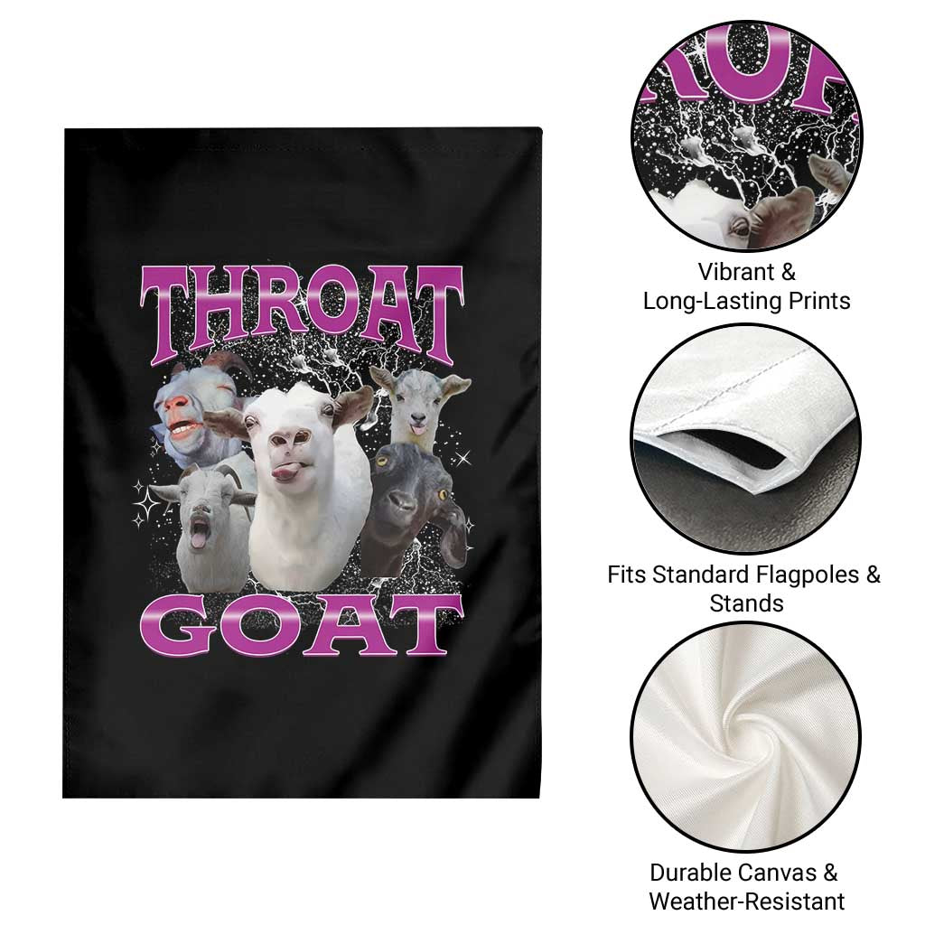Funny Dirty Humor Garden Flag Throat Goat TS12 Print Your Wear