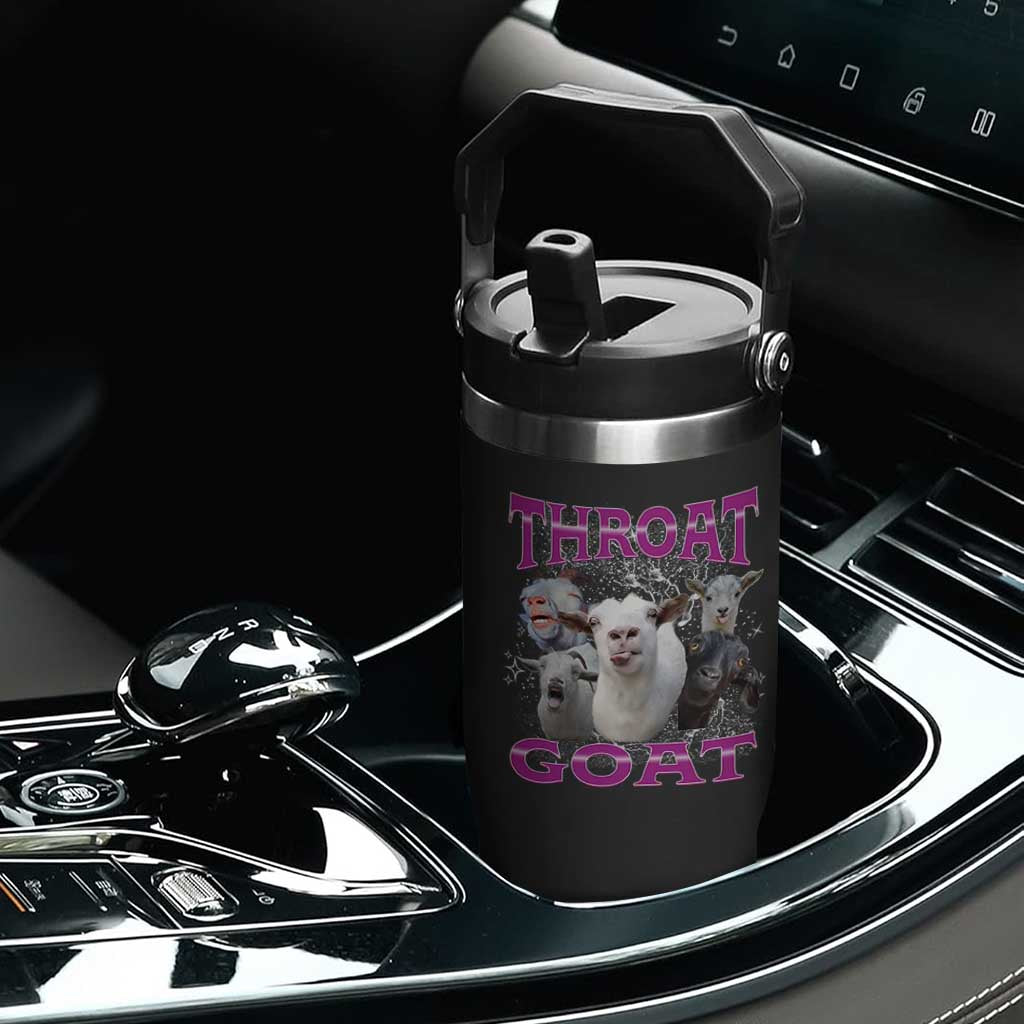 Funny Dirty Humor Flip Straw Tumbler Throat Goat TS12 Print Your Wear