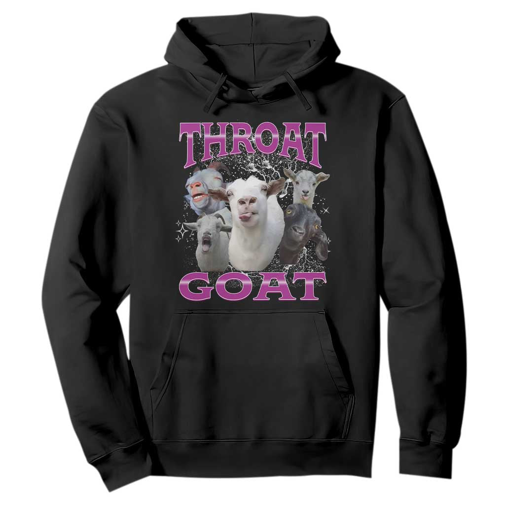 Funny Dirty Humor Hoodie Throat Goat TS12 Black Print Your Wear