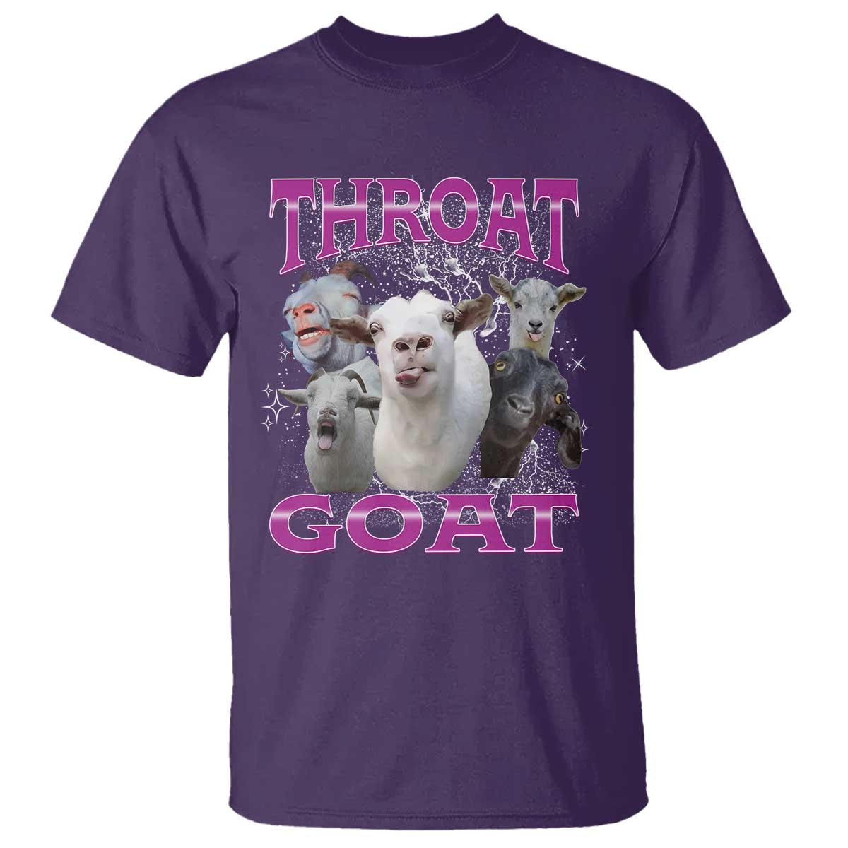 Funny Dirty Humor T Shirt Throat Goat TS12 Purple Print Your Wear