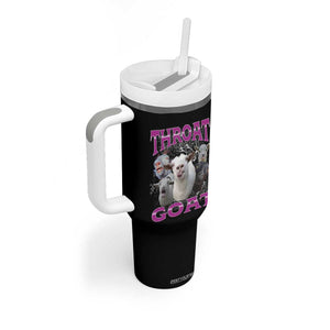 Funny Dirty Humor Tumbler With Handle Throat Goat TS12 Print Your Wear