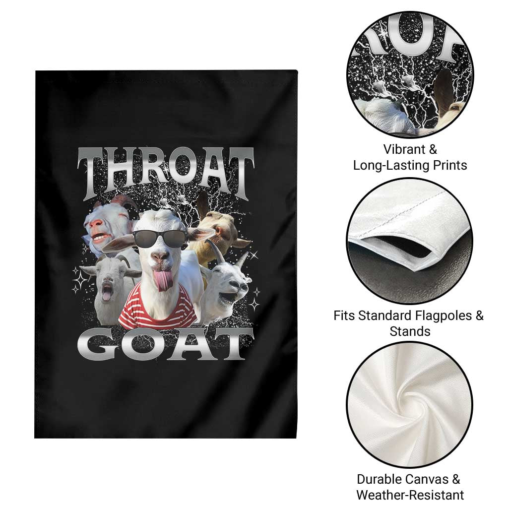 Funny Adult Humor Garden Flag Throat Goat Meme TS12 Print Your Wear