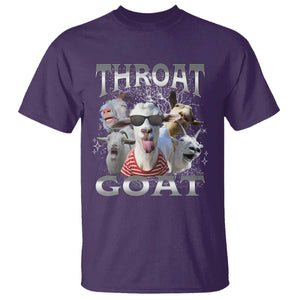 Funny Adult Humor T Shirt Throat Goat Meme TS12 Purple Print Your Wear