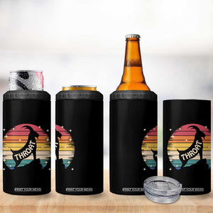 Raunchy Humor 4 in 1 Can Cooler Tumbler Throat Goat Meme Gift TS12 Print Your Wear