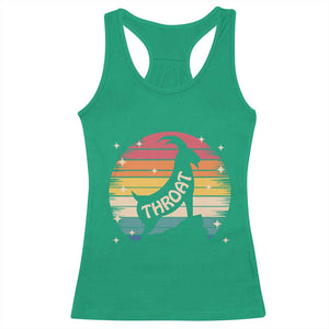 Raunchy Humor Racerback Tank Top Throat Goat Meme Gift TS12 Irish Green Print Your Wear