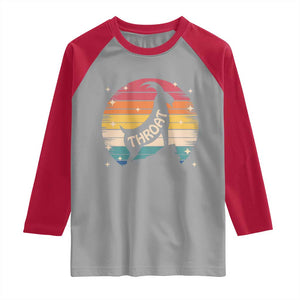 Raunchy Humor Raglan Shirt Throat Goat Meme Gift TS12 Sport Gray Red Print Your Wear