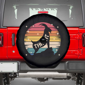 Raunchy Humor Spare Tire Cover Throat Goat Meme Gift TS12 Black Print Your Wear