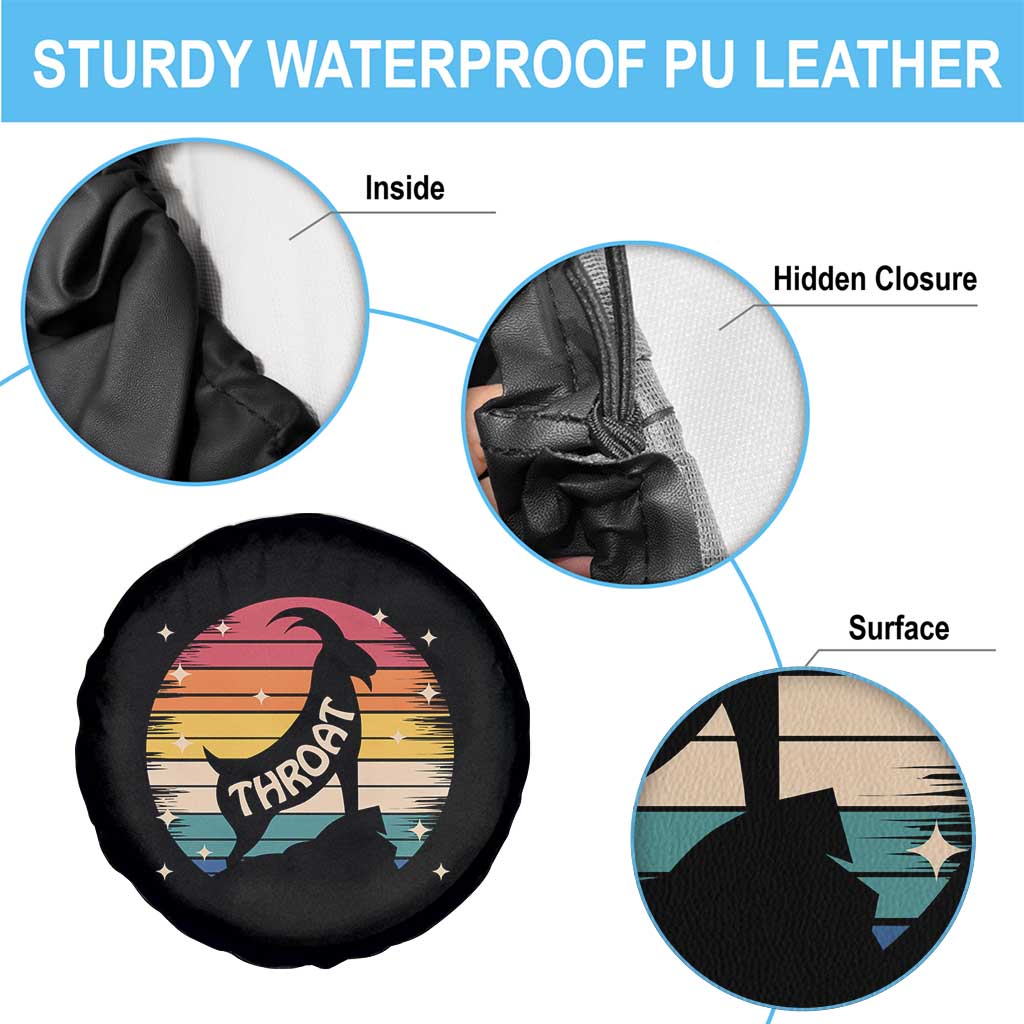 Raunchy Humor Spare Tire Cover Throat Goat Meme Gift TS12 Print Your Wear