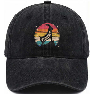 Raunchy Humor Washed Cotton Baseball Cap Throat Goat Meme Gift TS12 Print Your Wear
