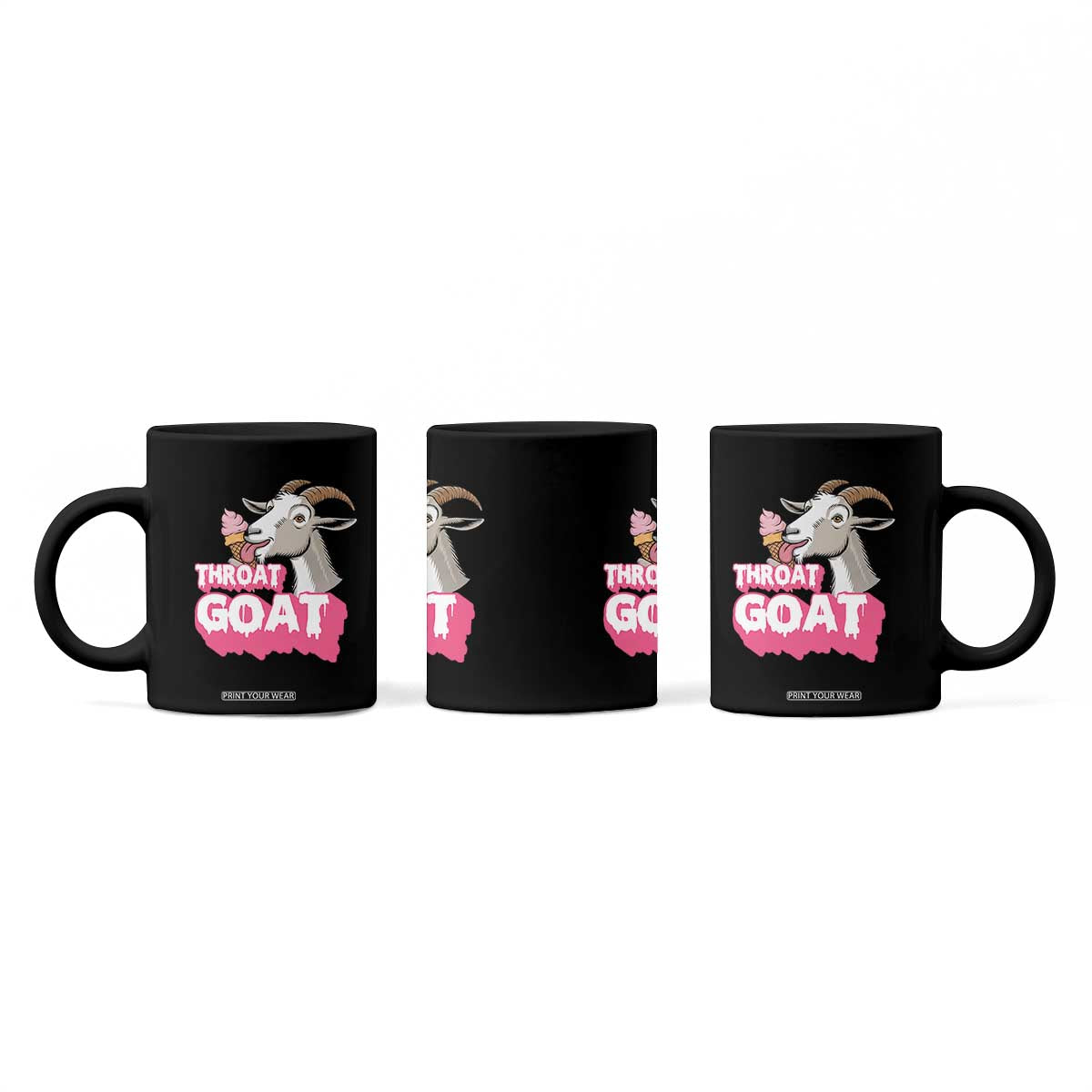 Throat Goat Coffee Mug Sarcastic Adult Humor TS12 Print Your Wear