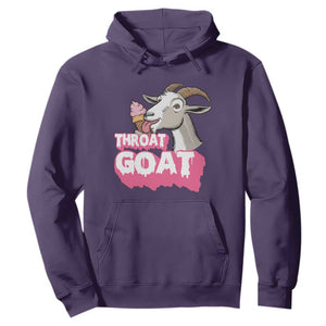 Throat Goat Hoodie Sarcastic Adult Humor TS12 Purple Print Your Wear