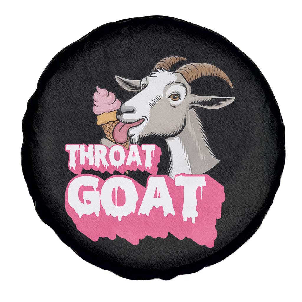 Throat Goat Spare Tire Cover Sarcastic Adult Humor TS12 Print Your Wear