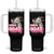 Throat Goat Tumbler With Handle Sarcastic Adult Humor TS12 One Size: 40 oz Black Print Your Wear