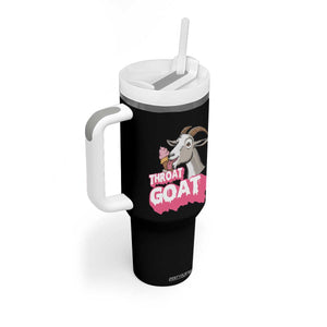 Throat Goat Tumbler With Handle Sarcastic Adult Humor TS12 Print Your Wear