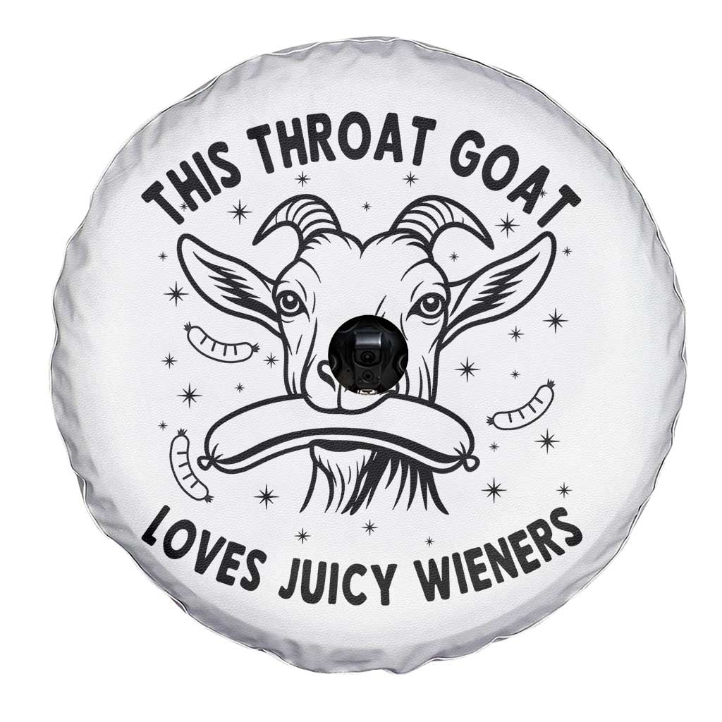This Throat Goat Loves Juicy Wieners Spare Tire Cover Funny Adult Humor TS12 Print Your Wear
