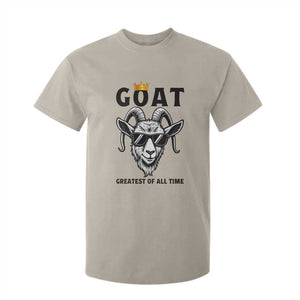Goat Lover Gift T Shirt For Kid Funny Motivational Quote Be The G O A T TS12 Sand Print Your Wear