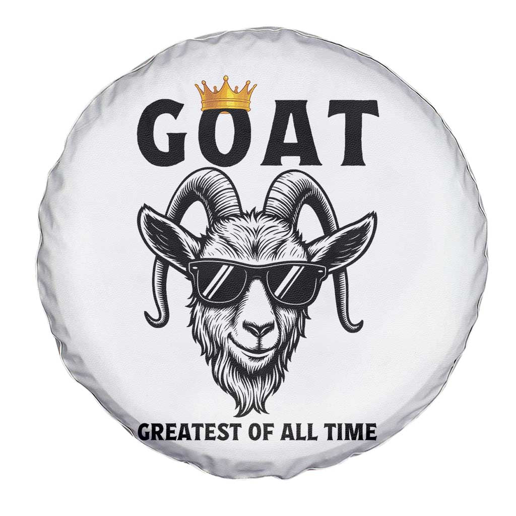 Goat Lover Gift Spare Tire Cover Funny Motivational Quote Be The G O A T TS12 Print Your Wear