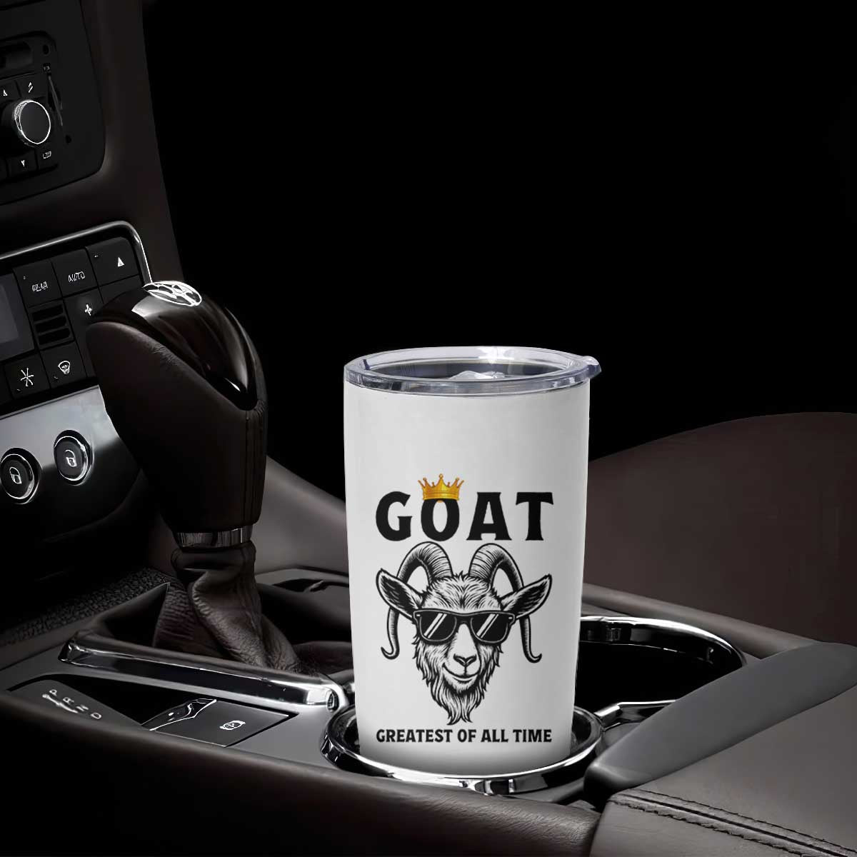 Goat Lover Gift Tumbler Cup Funny Motivational Quote Be The G O A T TS12 Print Your Wear
