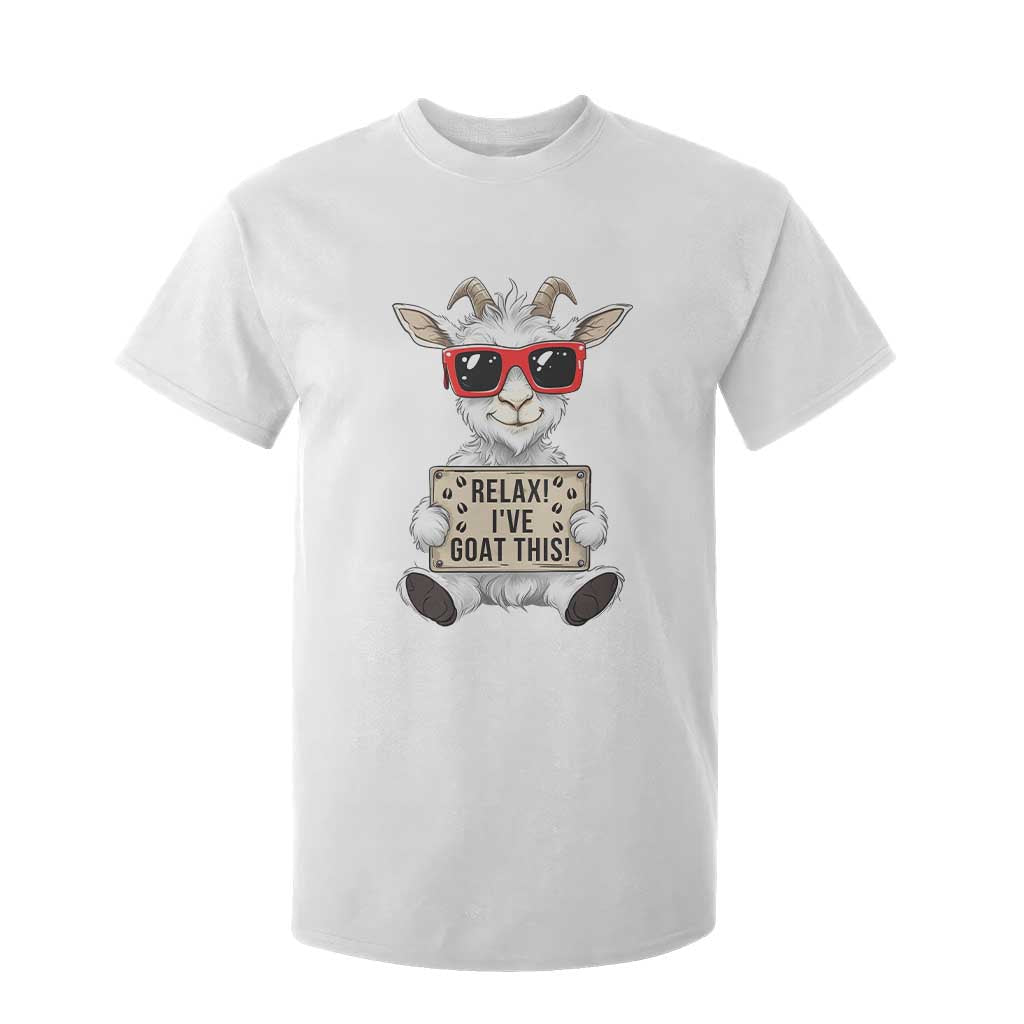 Relax I Have Goat This T Shirt For Kid Funny Goat Lover Gift TS12 White Print Your Wear