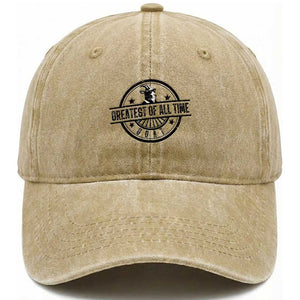 Funny Cool Goat With Sunglasses Washed Cotton Baseball Cap Animal Lover Farm Gift