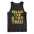 Funny Goat Humor Tank Top Relax I Have Goat This TS12 Black Print Your Wear
