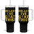 Funny Goat Humor Tumbler With Handle Relax I Have Goat This TS12 One Size: 40 oz Black Print Your Wear